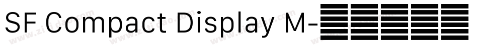 SF Compact Display M字体转换
